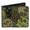 Camo Skull Men's Bi-Fold Wallet