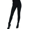 Vocal Mesh Paneled Solid Black Leggings