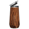 BruMate Insulated Champagne Flute Walnut