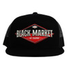 Diamond Black Market Art Snap Back Trucker Hat
