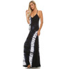 Midnight Blue Tie Dye Maxi Dress side view