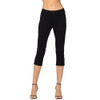 Judy Blue Mid-Rise Black Skinny Capri Jeans