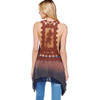 Ombre Wash Layering Tank Top back view