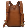 Brown Backpack Purse back view
