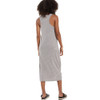 Z Supply Reverie Knot Triblend Dress Heather Grey back view