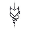 Alchemy Gothic Devil Heart Hanging Decoration close up