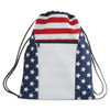 Americana drawstring backpack. 
