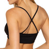 POL Clothing Black Bralette back view