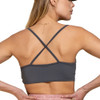 POL Clothing Grey Bralette back view