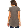 Urban X Mineral Wash Grey Tee Shirt back view