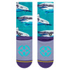 Merge 4 Taylor Reinhold Sharks Crew Socks back view