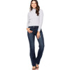 Judy Blue High Waist Slim Bootcut Jeans model view