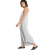 Z Supply Flared Wide Leg Heather Grey Jumpsuit side view