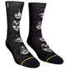 Merge 4 Band KISS Faces Crew Socks front view