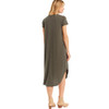 Z Supply Short Sleeve Reverie Dress back view
