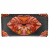 Boho Lips Leatherette Wallet back view