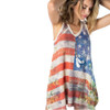 VOCAL Apparel Flag Print Tank Top front view