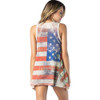 VOCAL Apparel Flag Print Tank Top back view