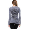 Vocal Apparel Long Sleeve Fleur de Lis Top back view