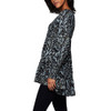 Talia Boho Long Sleeve Babydoll Tunic Top side view