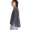 Z Supply Shadow Grey Thermal Knit Top side view