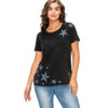 T-Party Star Print Tee Shirt