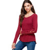 Urban X Cherry Red Long Sleeve Thermal Top