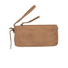 Backside tan soft leather wallet. 