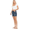 Judy Blue High Rise Mid Thigh Shorts model view