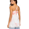 Feminine Lace Babydoll Tank Top back view