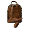 Leopard Backpack Purse back view