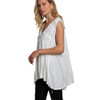 POL Clothing Ivory White Flowy Boho Tank Top side view