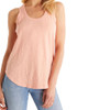 Z Supply Washed Coral Slub Tank Top front view