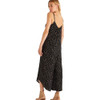 Z Supply Leopard Print Flared Wide Leg Jumpsuit back view