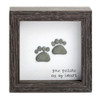 Paw Prints Shadow Box