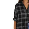 Z Supply Hawk Plaid Button Up Shirt front view