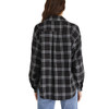 Z Supply Hawk Plaid Button Up Shirt back view