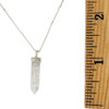 Size of Moonstone point pendant. 