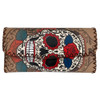 Floral Sugar Skull Faux Leather Wallet