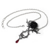 Alchemy Gothic - P928 - Carpathian Rose Necklace chain view