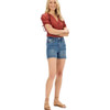 Judy Blue High Waist Seaming Detailed Shorts model view
