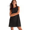 Z Supply Sloane Black Mini Dress front view