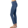 Judy Blue Mid Rise Relaxed Fit Braid Detail Jeans side view