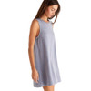 Z Supply Worn Indigo Denim Blue Mini Dress side view