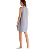 Z Supply Worn Indigo Denim Blue Mini Dress back view