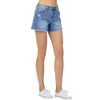 Judy Blue High Waist Distressed Cut Off Shorts 150059 front view