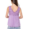 POL Clothing Orchid Purple Tank Top back view