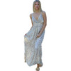 Angie Ivory White Maxi Dress front view