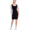 Slim Fit Ribbed Tank Dress front view