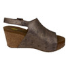 Volatile Footwear - Division - Bronze Wedge Sandal side view